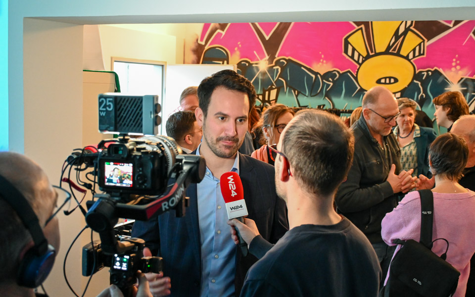 Vizebürgermeister Christoph Wiederkehr im Pressegespräch